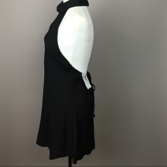 American Apparel Black Bib Dress Size XS /S - Picture 4 of 14